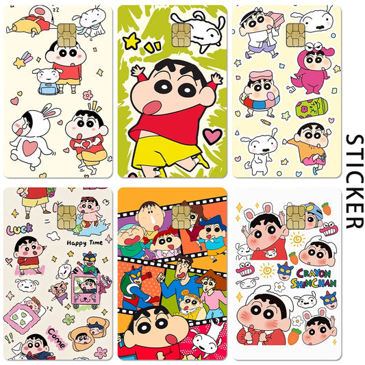 2-Pegatinas para tarjeta de crédito - Shin Chan - FRIKIVERSO
