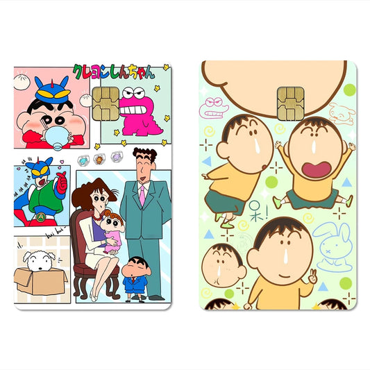 2-Pegatinas para tarjeta de crédito - Shin Chan - FRIKIVERSO